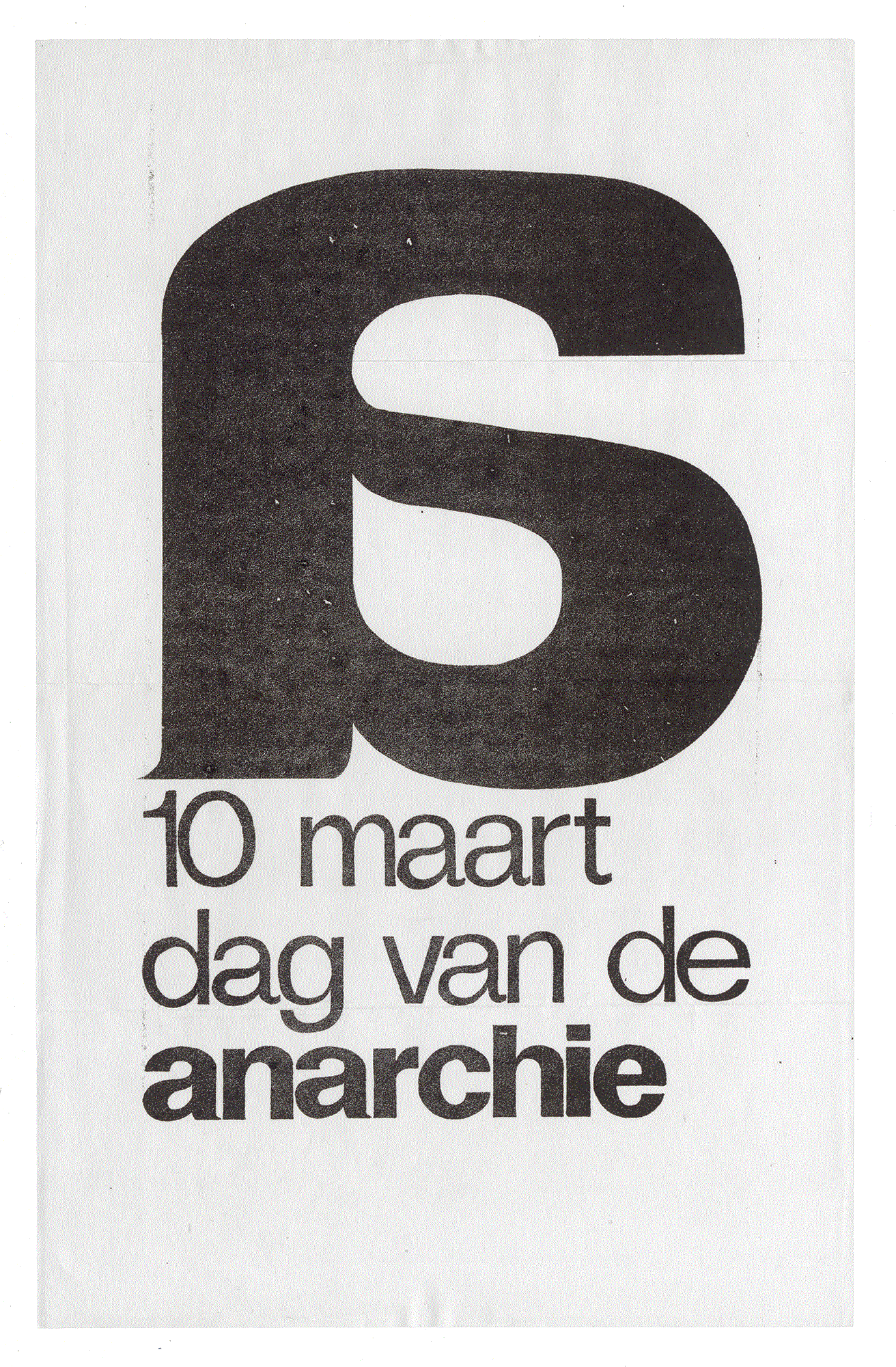 10 MART, DAG VAN DE ANARCHIE. Willem Holtrop (Provo). Amsterdam 1966.