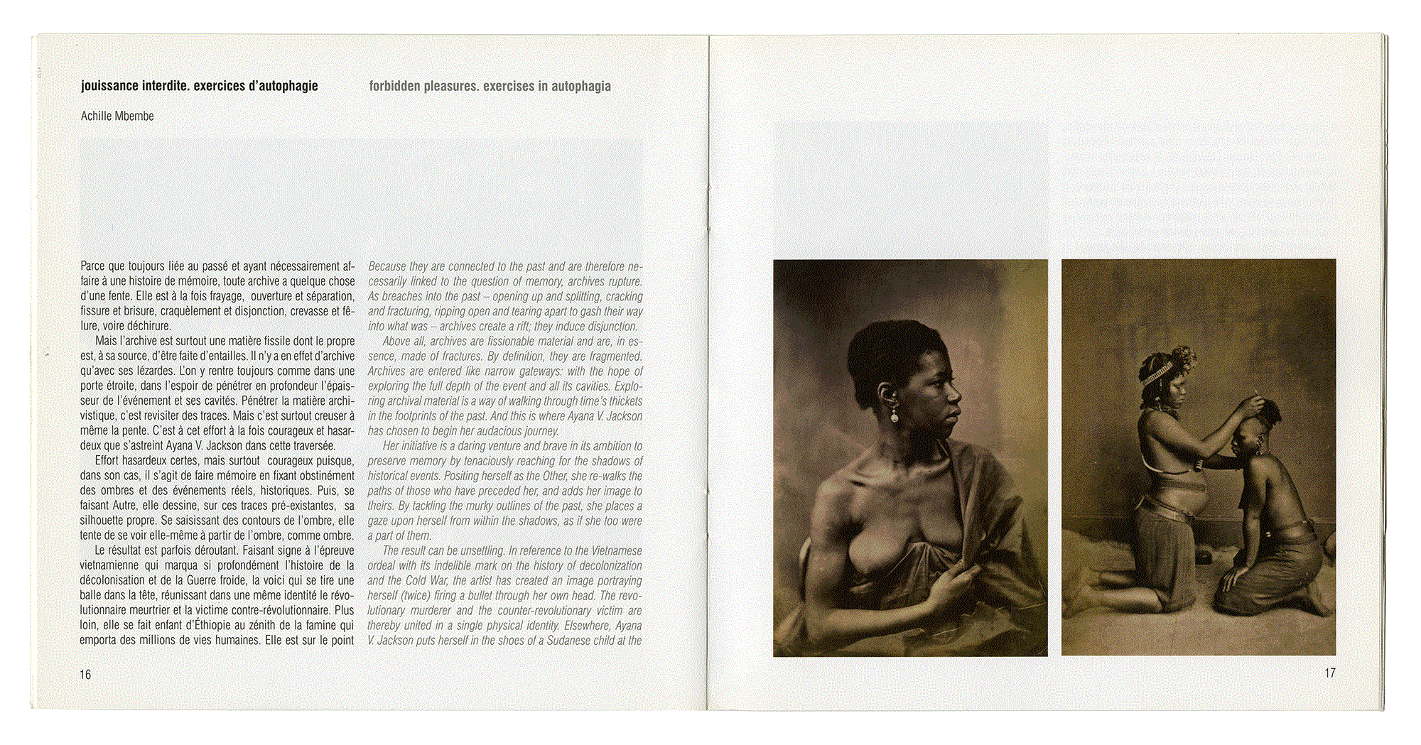 ARCHIVAL IMPULSE & POVERTY PORNOGRAPHY. Ayana V. Jackson. Baudoin Lebon Gallery. Paris 2013.