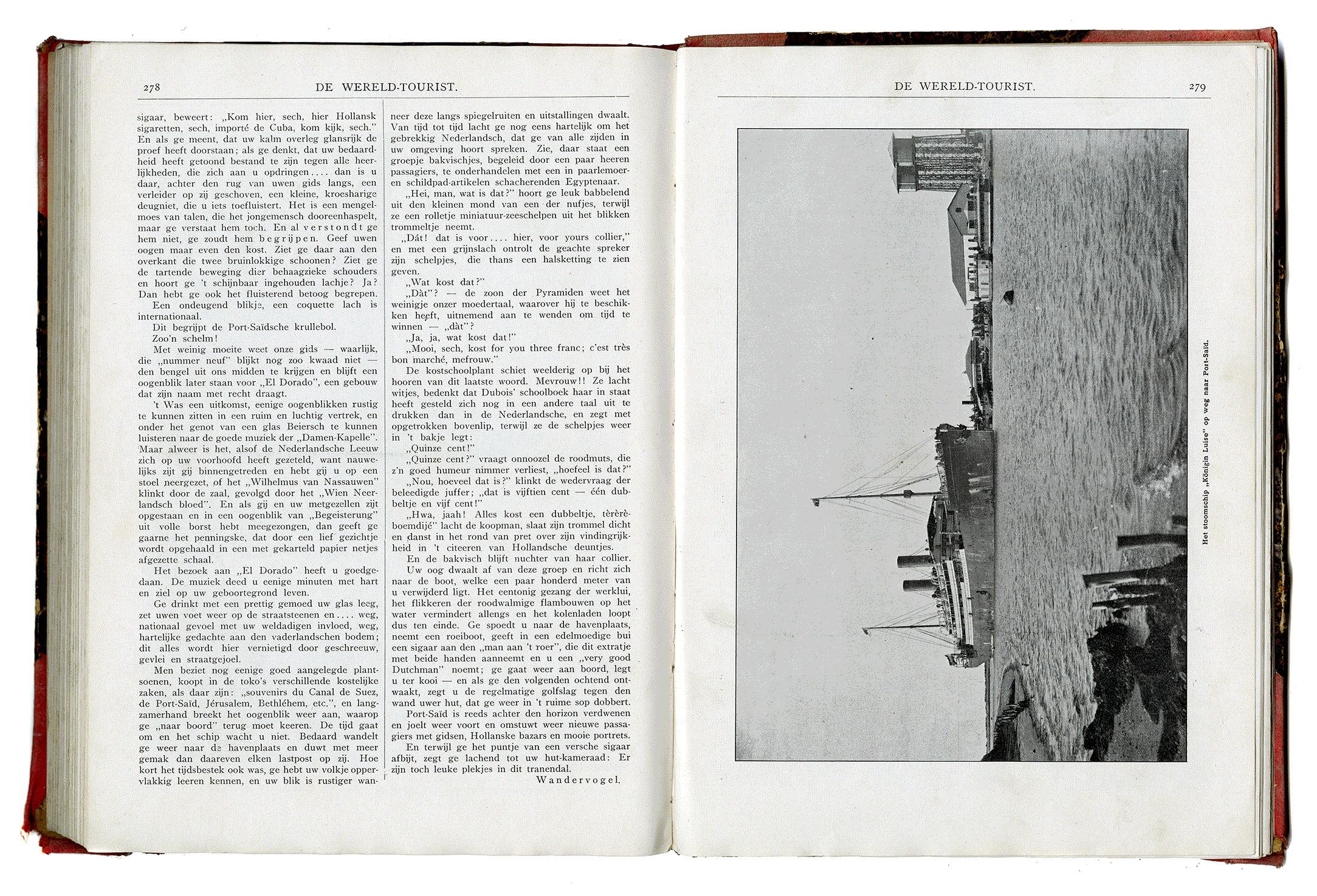 DE WERELD-TOURIST: TIJDSCHRIFT VOOR REIS- EN VERZAMELSPORT. No. 17, Haarlem 1903.