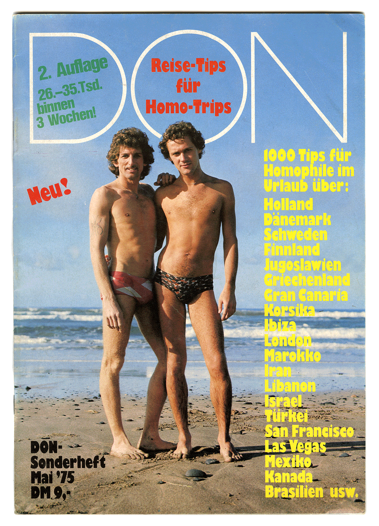 DON: REISE-TIPS FÜR HOMO-TRIPS. Frankfurt 1979.