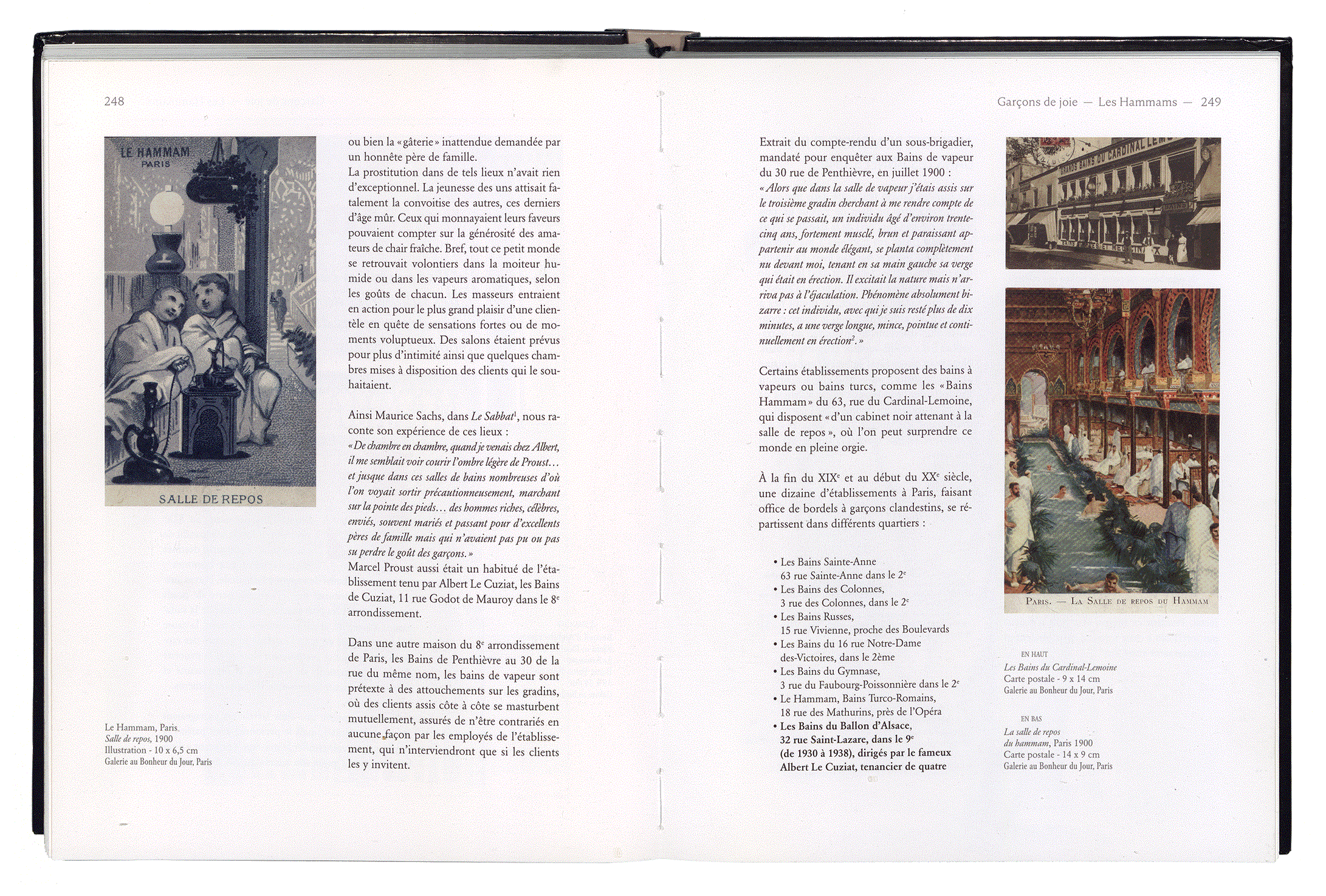 GARÇONS DE JOIE: PROSTITUTION MASCULINE 1860-1960. Éditions Galerie au Bonheur du Jour. Paris 2018.