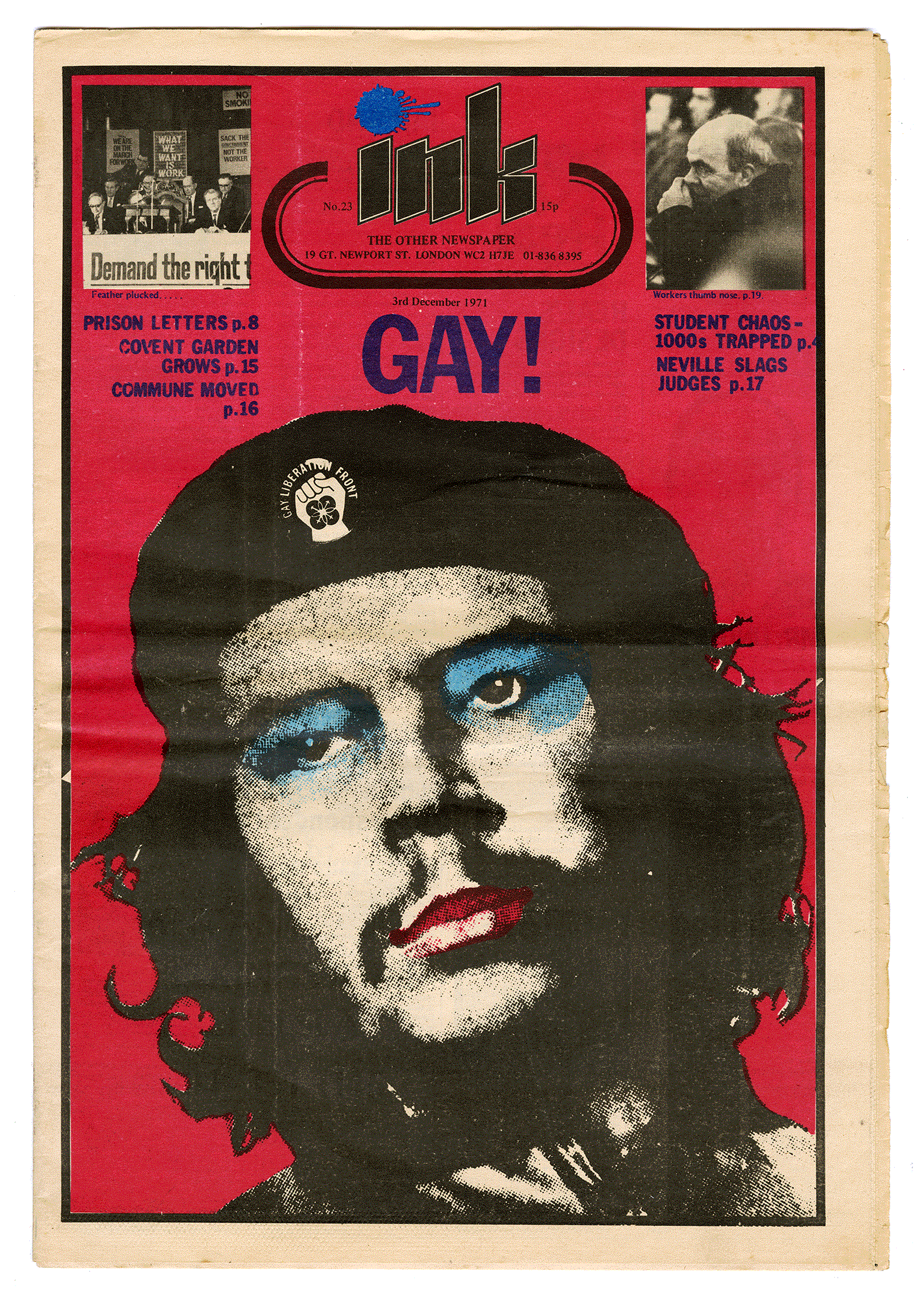 INK, THE OTHER NEWSPAPER: GAY!. London 1971.