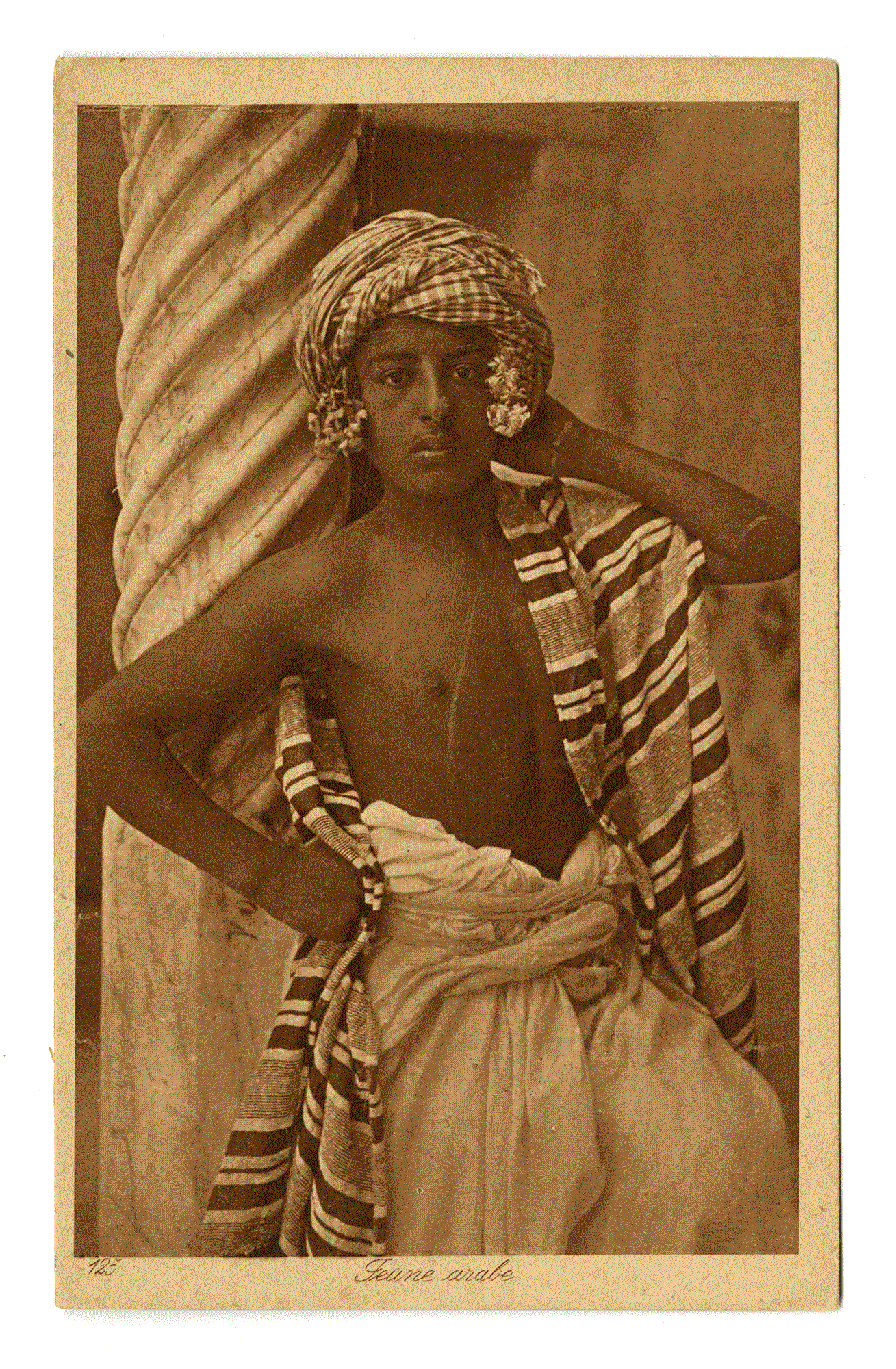 JEUNE ARABE. Lehnert & Landrock. Tunisia circa 1920.