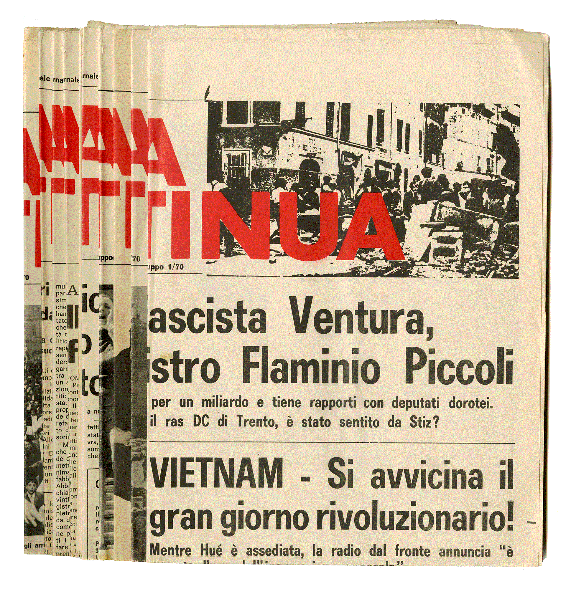 LOTTA CONTINUA. Adele Cambria. Roma, Maggio / Aprile 1972.