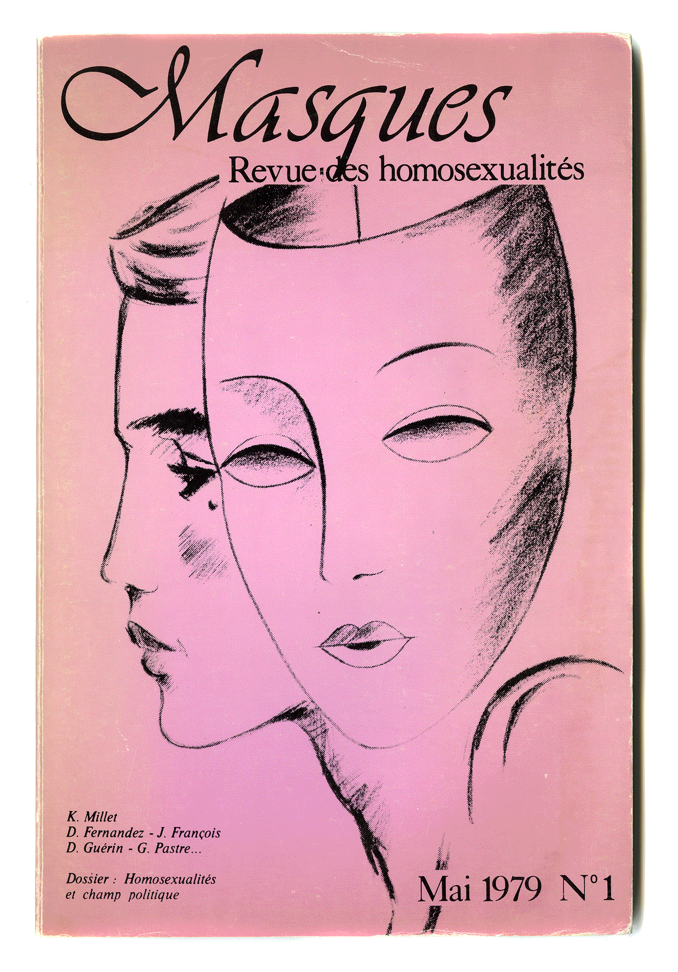 MASQUES: REVUE DES HOMOSEXUALITÉS. Paris mai 1979.