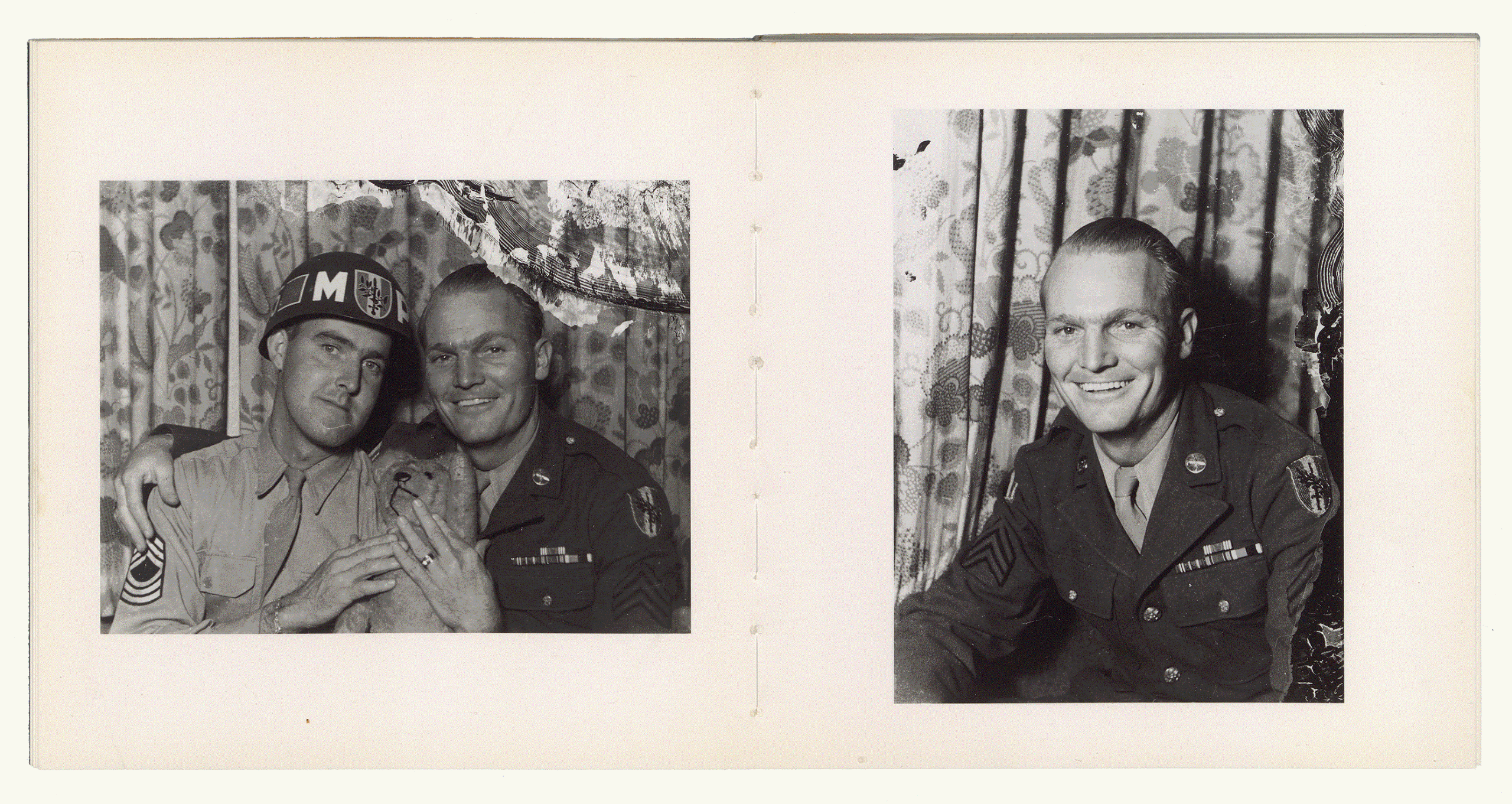 PEACEFUL ACTION: PHOTOGRAPHIC MEMORIES OF ANONYMOUS OCCUPATION SOLDIERS IN EUROPE c. 1946. Collected by Kurt Kaimbel, Sándor Kardos. Edited by Rolf Sachsse, Paul Panhuysen. Het Apollohuis Eindhoven 1990.