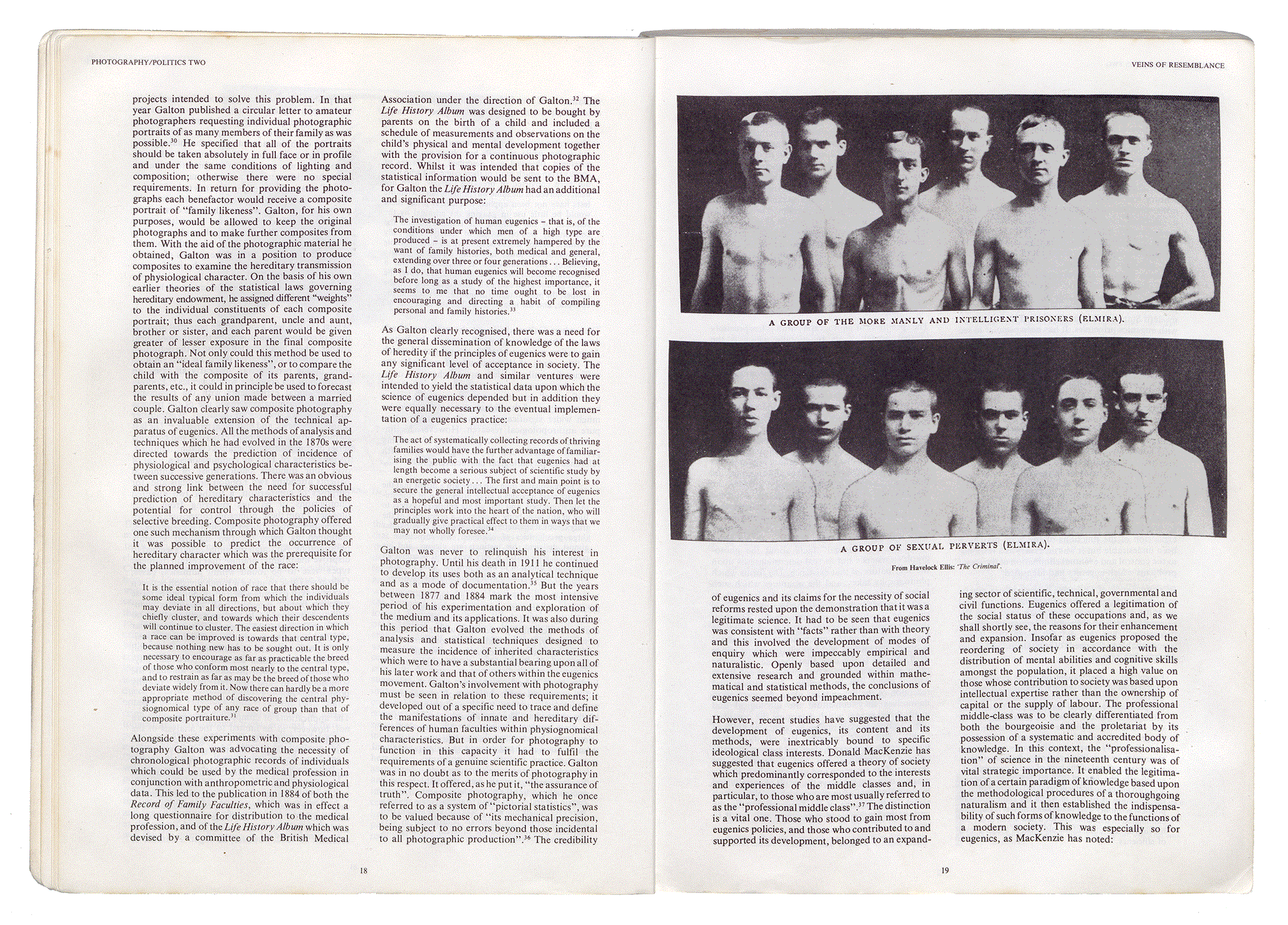 PHOTOGRAPHY/POLITICS: TWO. Photography Workshop. Patricia Holland, Jo Spence, Simon Watney. Comedia Publishing Group 1986.