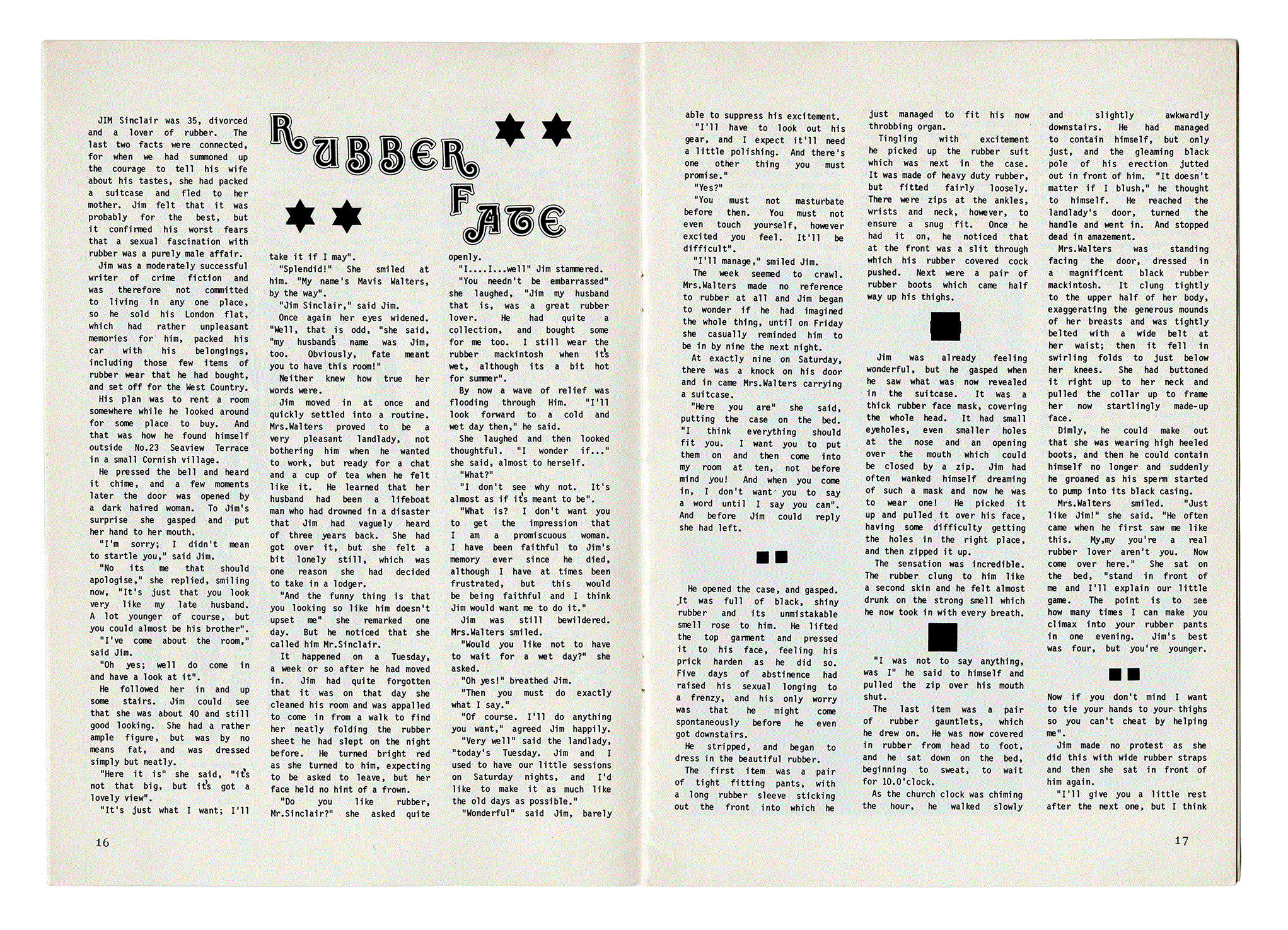 SMOOTH: FOR THOSE APPRECIATIVE OF THE SENSUAL PROPERTIES OF RUBER. No. 60. Swish Publications Ltd. London circa 1970.