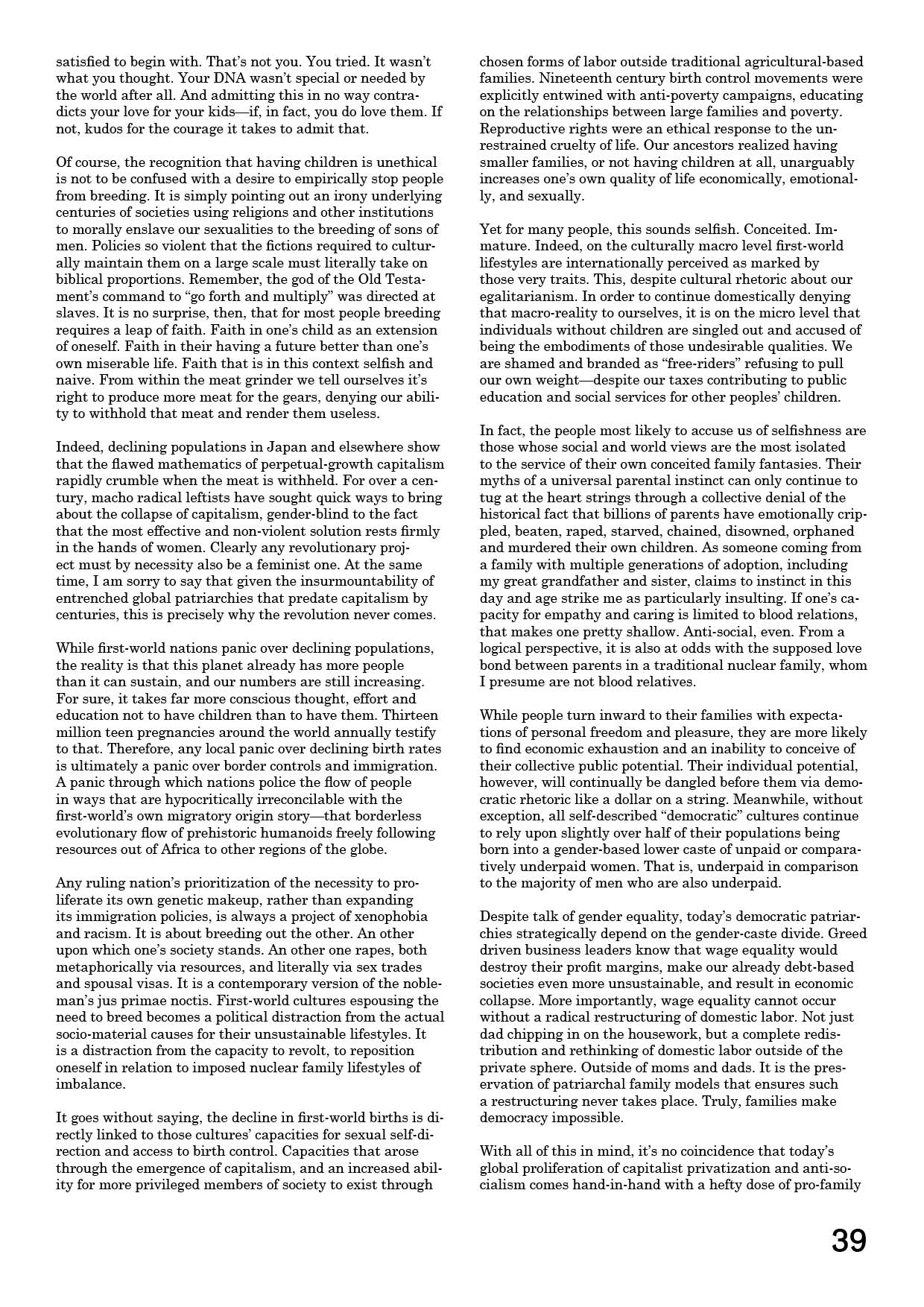 Deproduction Part I. Names Have Been Changed (Excerpt). Sound/Reading for Incest Porn by Terre Thaemlitz.