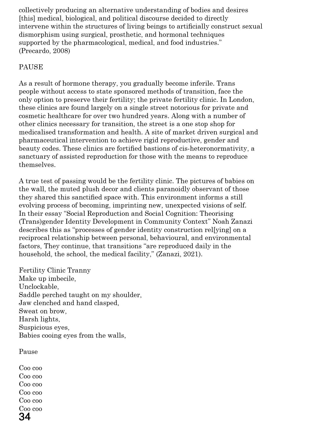 Estradot Skies: On Trans Reproduction. Iarlaith Ni Fheorais. London 2022.